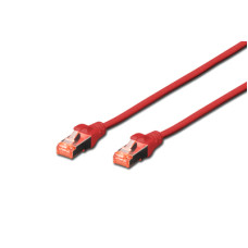 Digitus DK-1644 S/FTP patchcable 0,25 m. rood