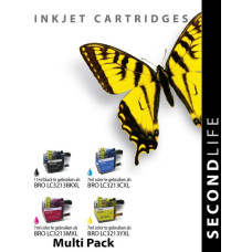 SecondLife compatible inktcartridge multipack Brother LC-3211 / LC-3213XL