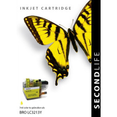 SecondLife compatible inktcartridge Brother LC-3211Y / LC-3213XLY  geel