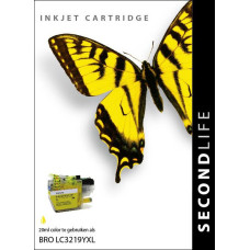 SecondLife compatible inktcartridge Brother LC-3217Y / LC-3219XLY geel