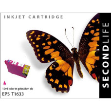 SecondLife compatible inktcartridge Epson 16XL T1633 magenta