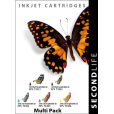 SecondLife compatible multi-pack Epson 33XL T3367 (5 cartridges)