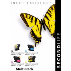 SecondLife compatible inktcartridge multipack Brother LC-223