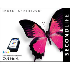 SecondLife compatible inktcartridge Canon CL-546XL kleur